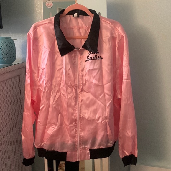 Grease Jackets & Coats Grease Pink Ladies Halloween Theme Party